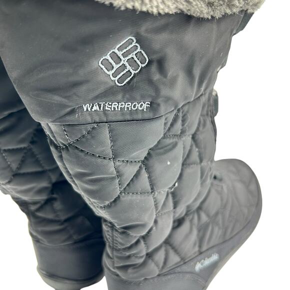 Columbia Women's Waterproof 200g Winter Snow Boots Black Quilted Size 10‎ - Picture 9 of 12